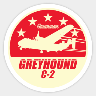 C-2 Greyhound Sticker